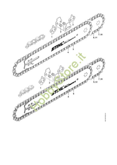 Picture of Spranga di guida, catena GS 461